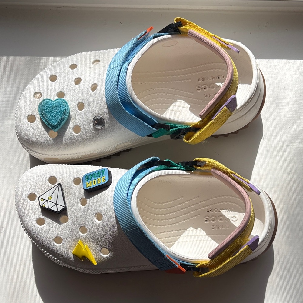 Crocs Hiker Colorful Clogs with Charms